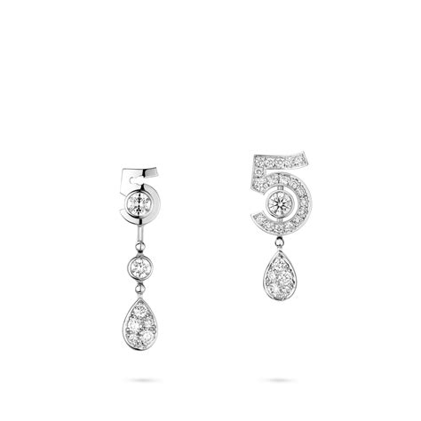 chanel jewelry asymmetrical|Chanel eternal 5 earrings.